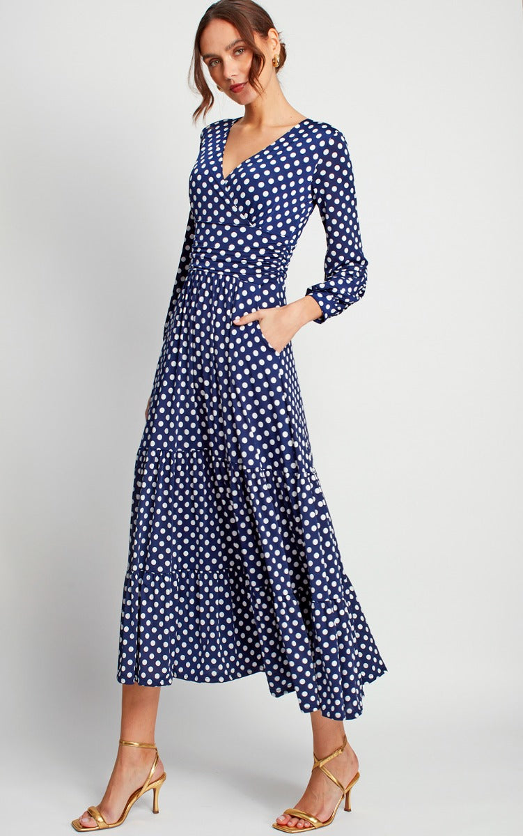 Onjenu Faye Maxi Dress - Polka Dot