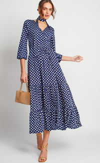Onjenu Faye Maxi Dress - Polka Dot