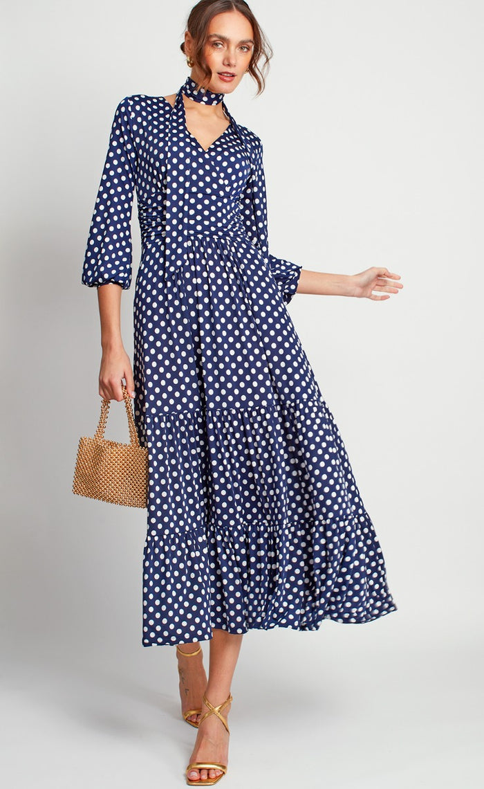 Onjenu Faye Maxi Dress - Polka Dot