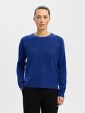Selected Femme Lulu Jumper - Blue