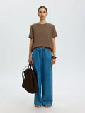 Selected Femme Boxy Tee - Chocolate Chip