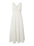YAS Anini Tiered Dress - White