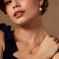 Ashiana Gemma Necklace Blue