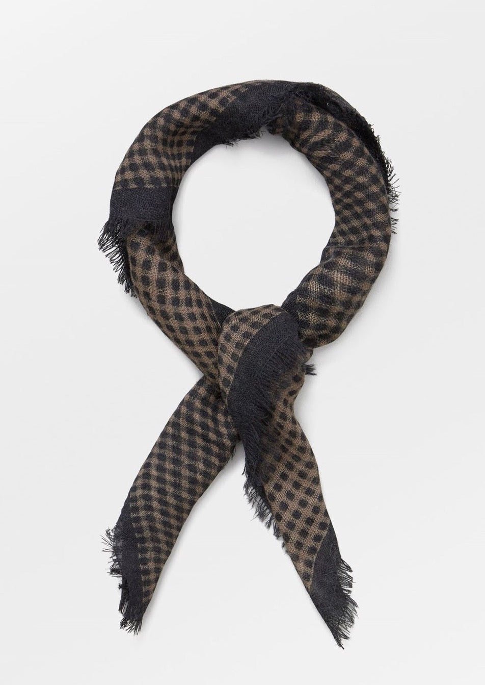 BeckSöndergaard Gingham Woo Scarf