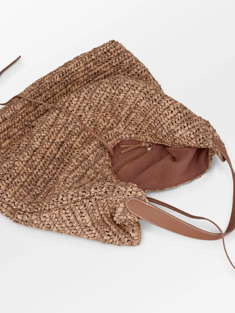 Becksöndergaard Siena Straw Bag - Brown