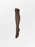 Becksöndergaard Scallop Knee High Sock - Brown
