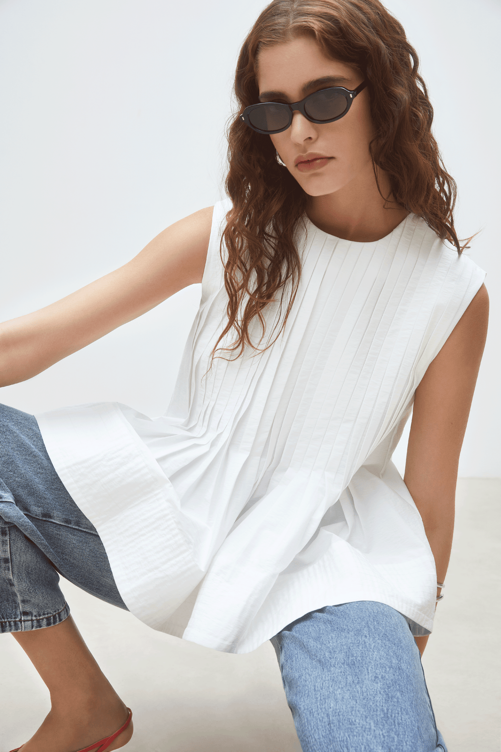 Suncoo Woven Luigi Blouse - White