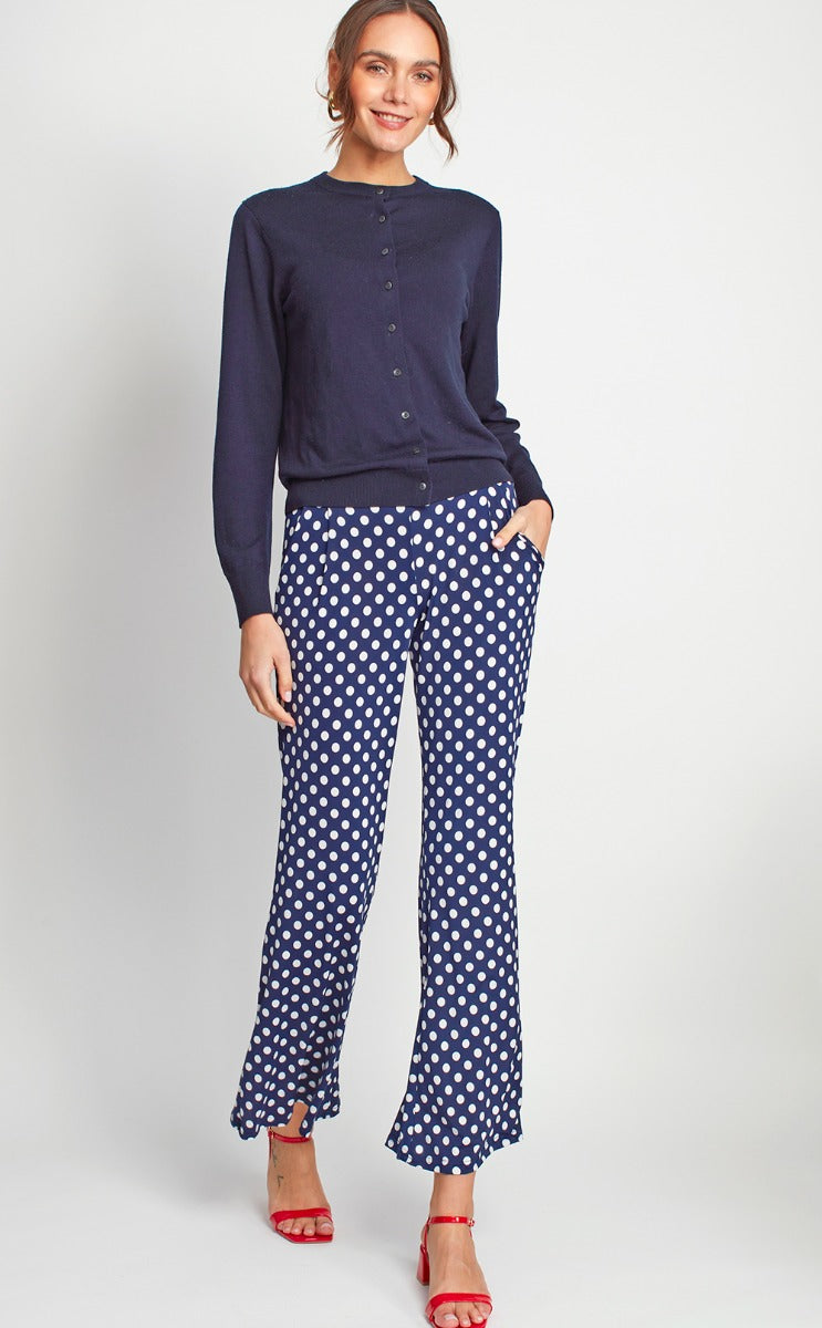 Onjenu Hannah Flare Trouser - Polka Dot
