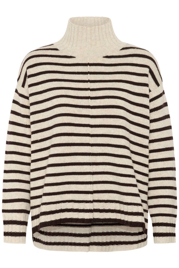 Part Two Lilye Stripe Jumper - Beige