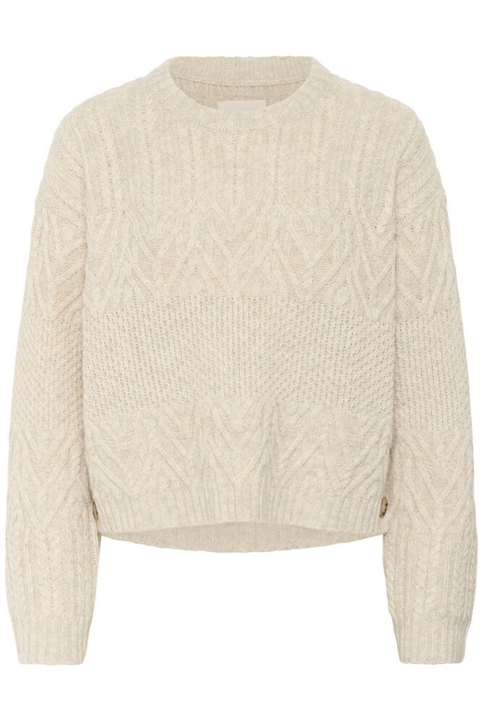 Part Two Sindy Aran Jumper - French Oak