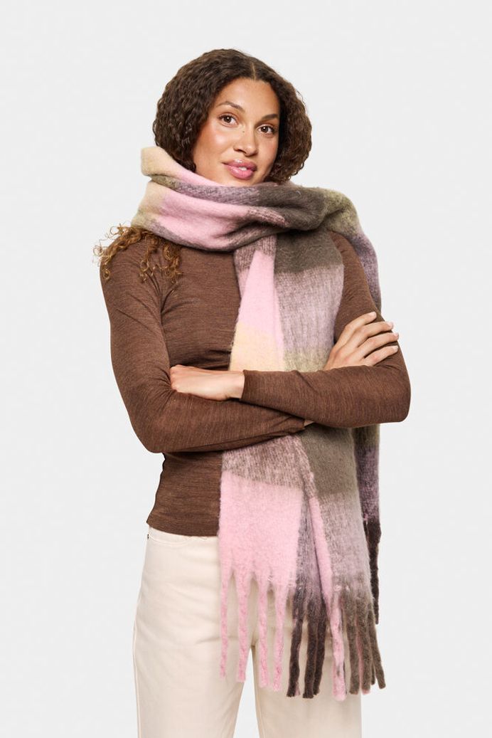 Saint Tropez Landa Scarf - Pink