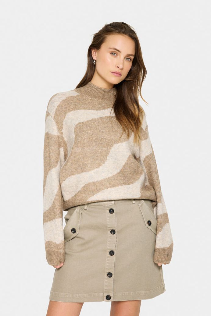 Saint Tropez Mallie Jumper - Camel
