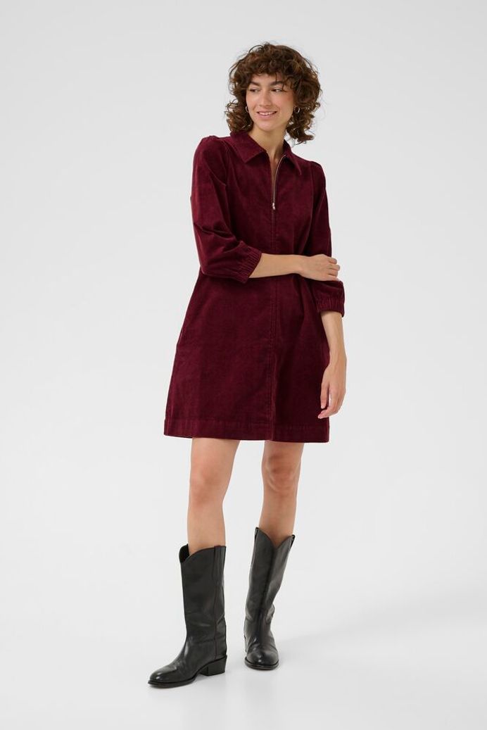 Part Two Eyvor Dress - Tawny Port