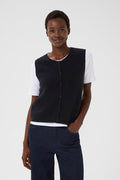 In Wear Pimira Knit Vest - Navy