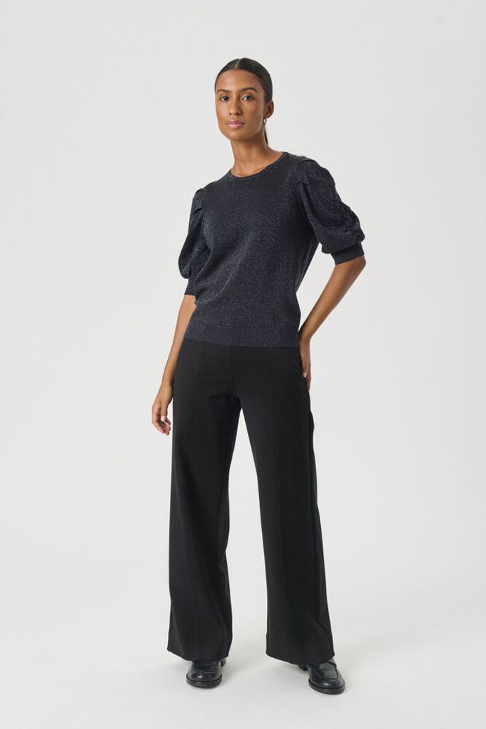 Part Two Varaia Lurex Knit - Navy