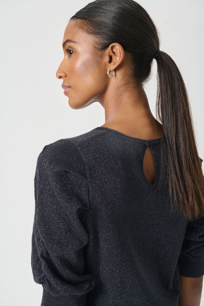 Part Two Varaia Lurex Knit - Navy