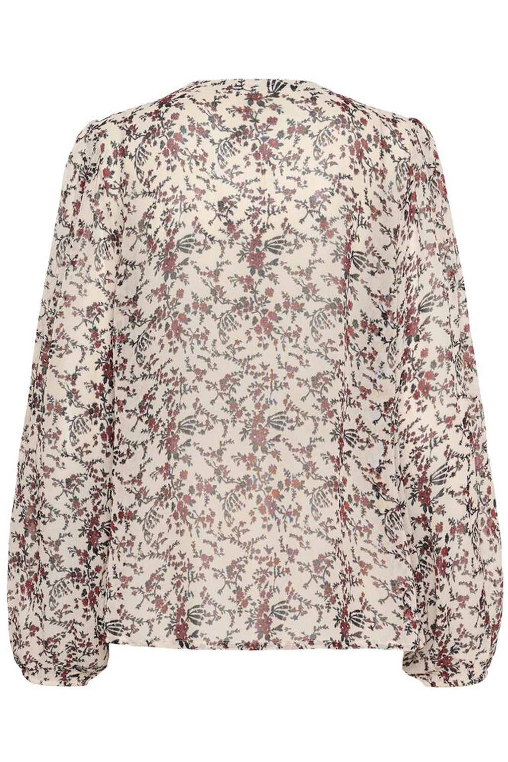 Part Two Sandi Blouse - White Flower