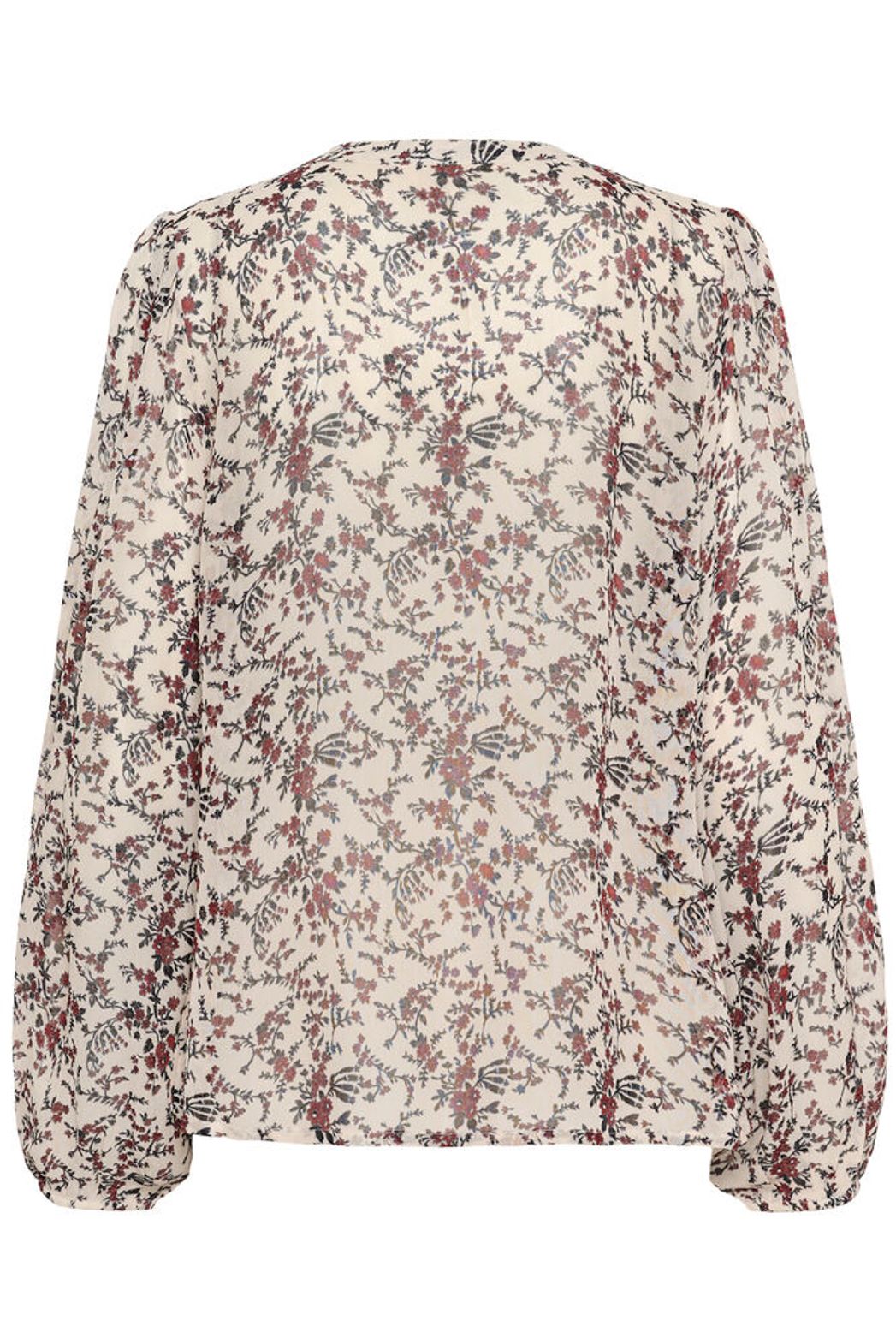 Part Two Sandi Blouse - White Flower