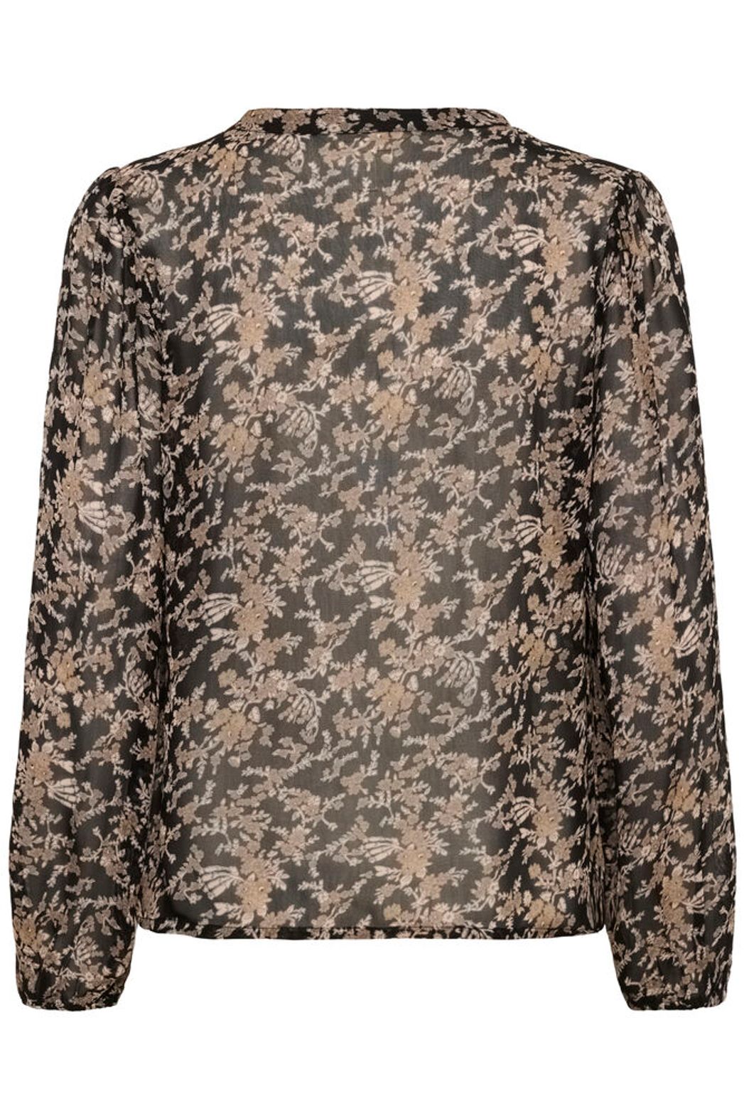 Part Two Sandi Blouse - Black Flower