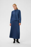 In Wear Cherrie Pleat Skirt - Denim