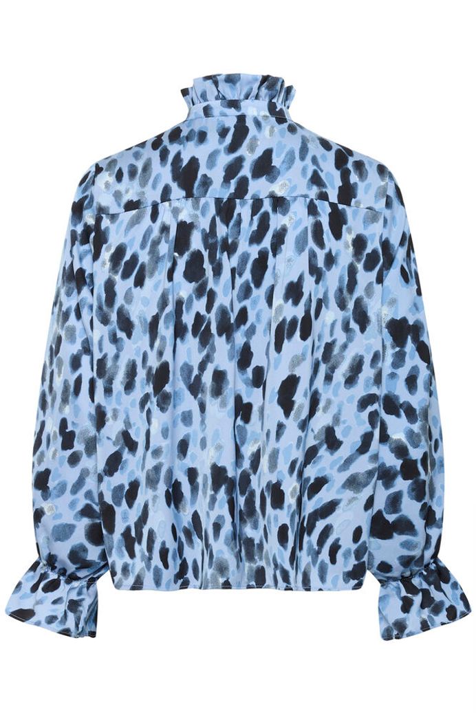 In Wear Gracie Printed Blouse - Blue