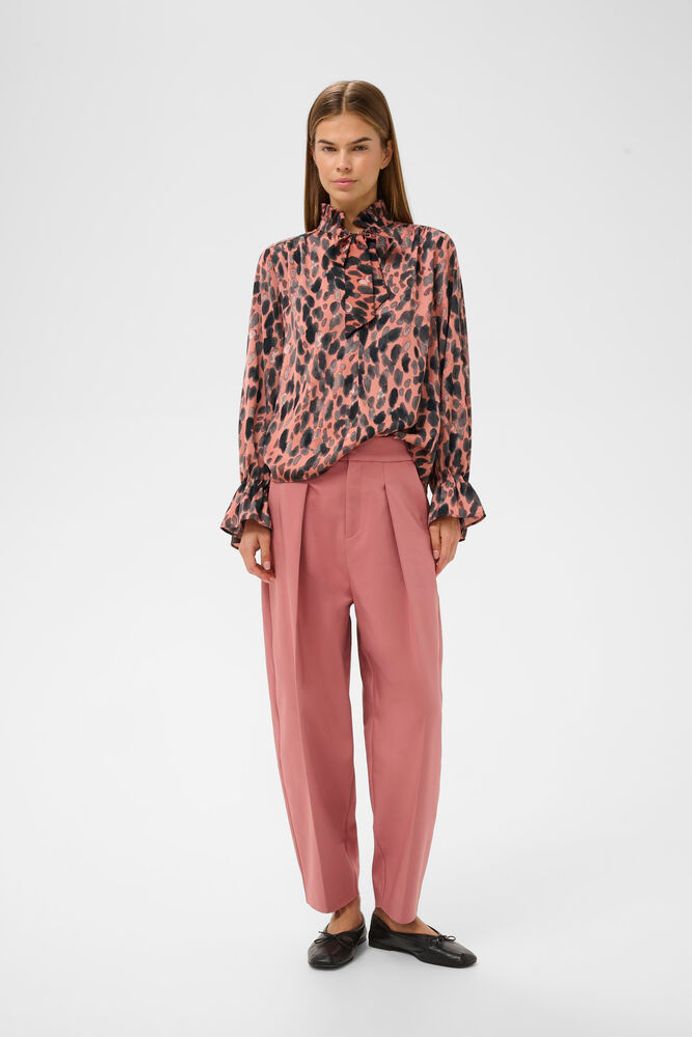 In Wear Gracie Printed Blouse - Pink