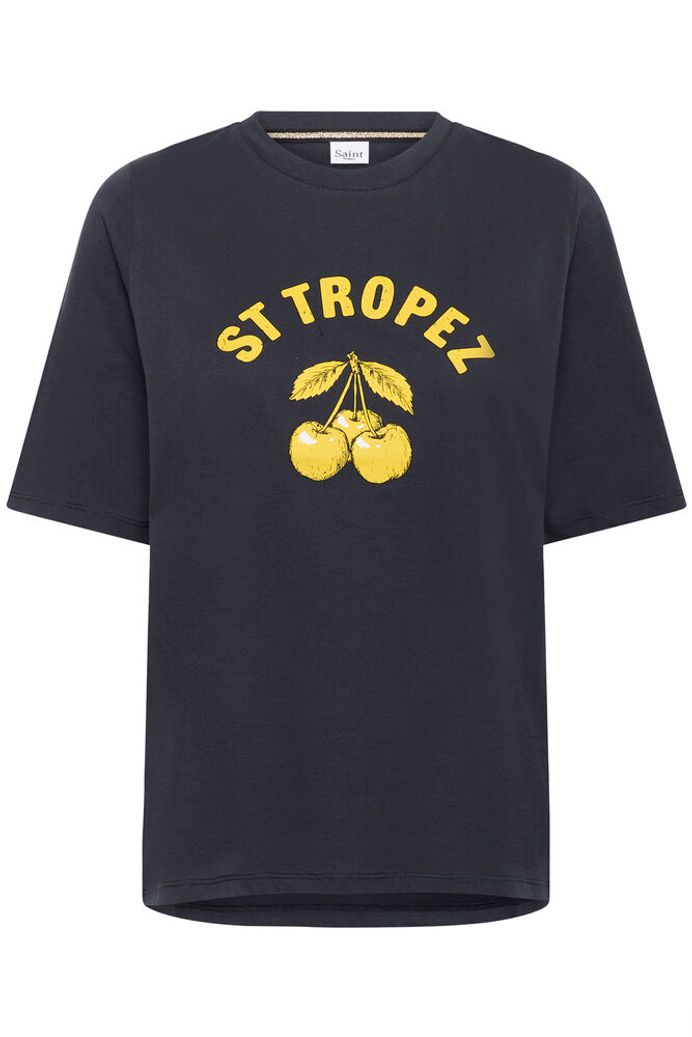 Saint Tropez Octavia T- Shirt - Black