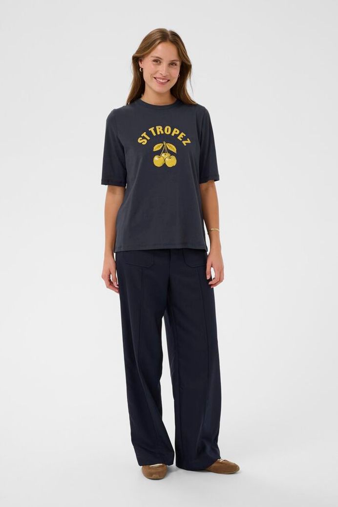 Saint Tropez Octavia T- Shirt - Black