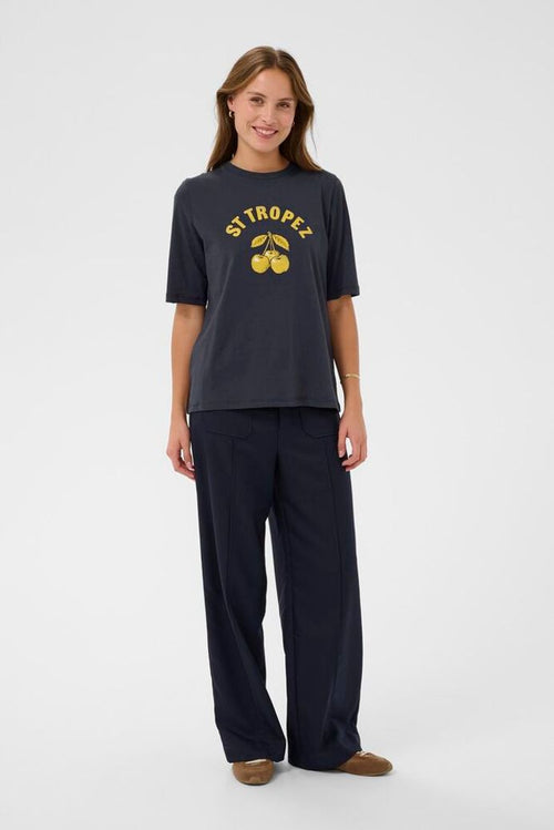 Saint Tropez Octavia T- Shirt - Black