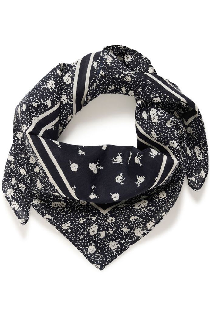 Part Two Phil Neck Tie Scarf - Navy Floral