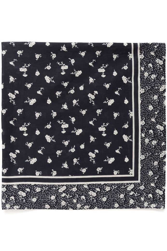 Part Two Phil Neck Tie Scarf - Navy Floral