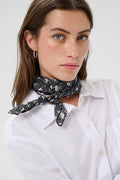 Part Two Phil Neck Tie Scarf - Navy Floral