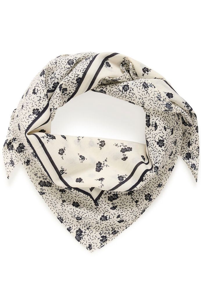 Part Two Phil Neck Tie Scarf - Cream Floral