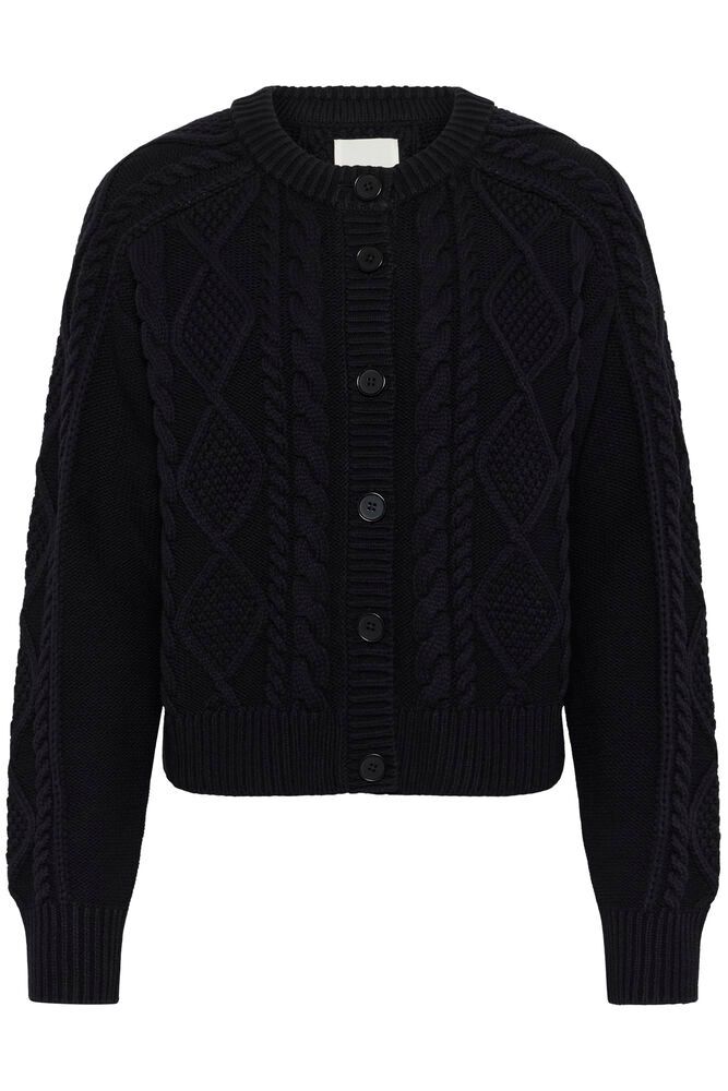 Part Two Zayra Cotton Cardigan - Dark Navy