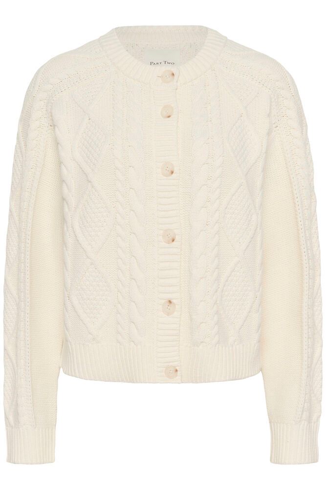 Part Two Zayra Cotton Cardigan - Whisper White