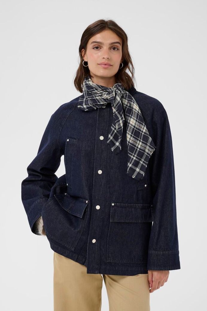 Part Two Phia Scarf - Navy