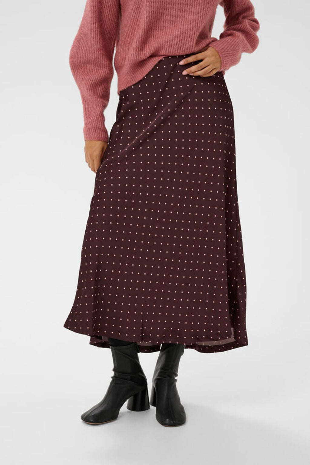 In Wear Zania Polka Dot Skirt