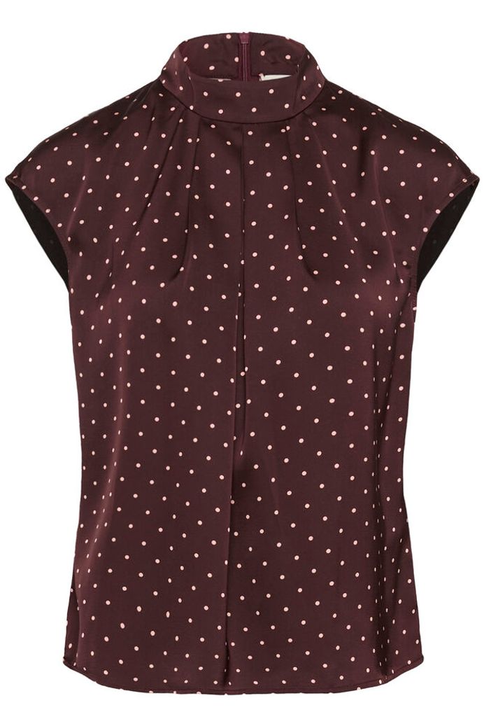 In Wear Zania Polka Dot Blouse