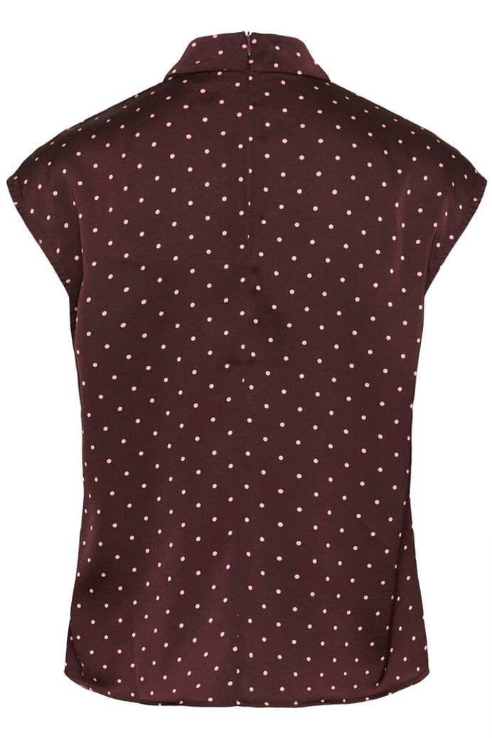 In Wear Zania Polka Dot Blouse