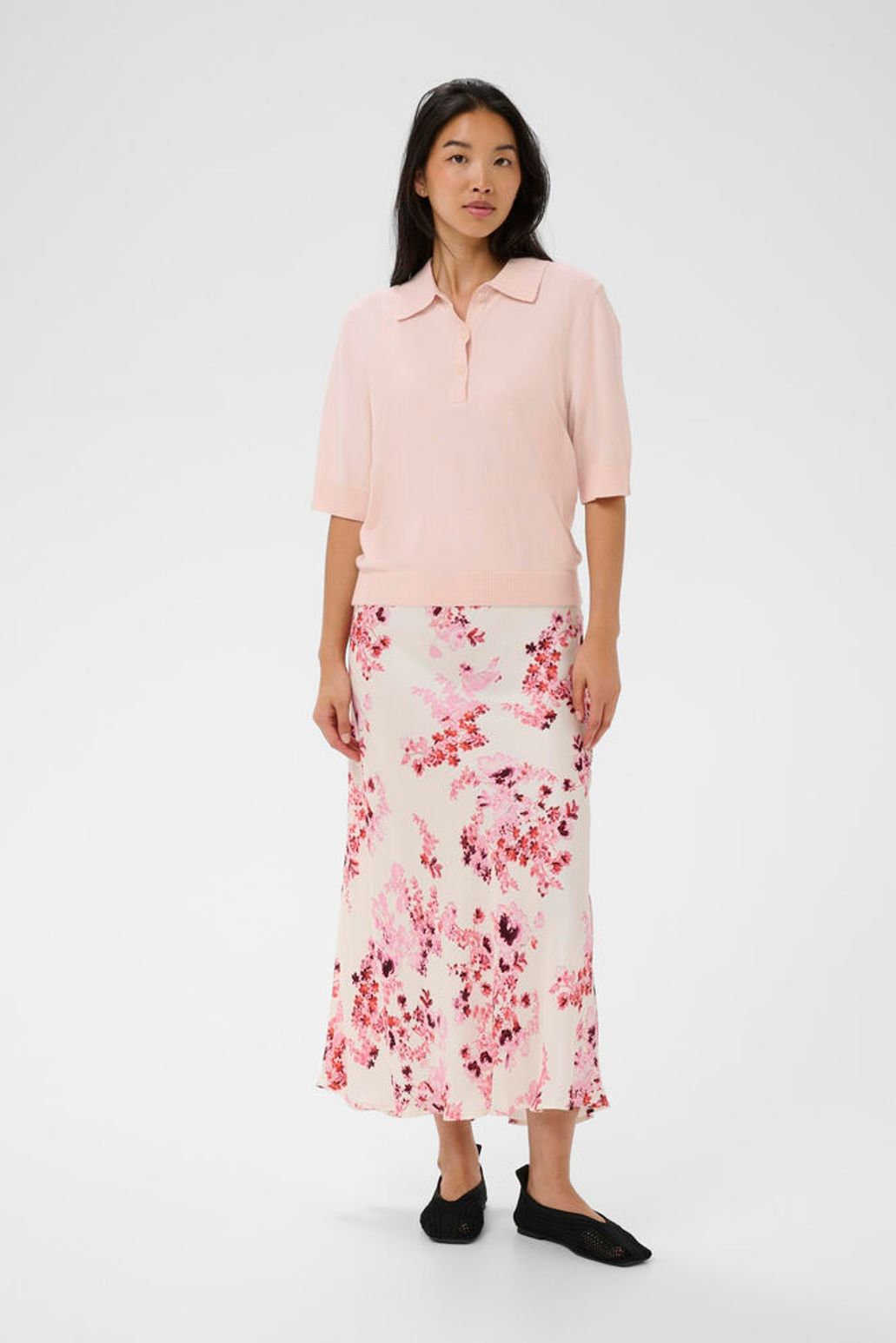 Part Two Anetti Polo Knit - Pink