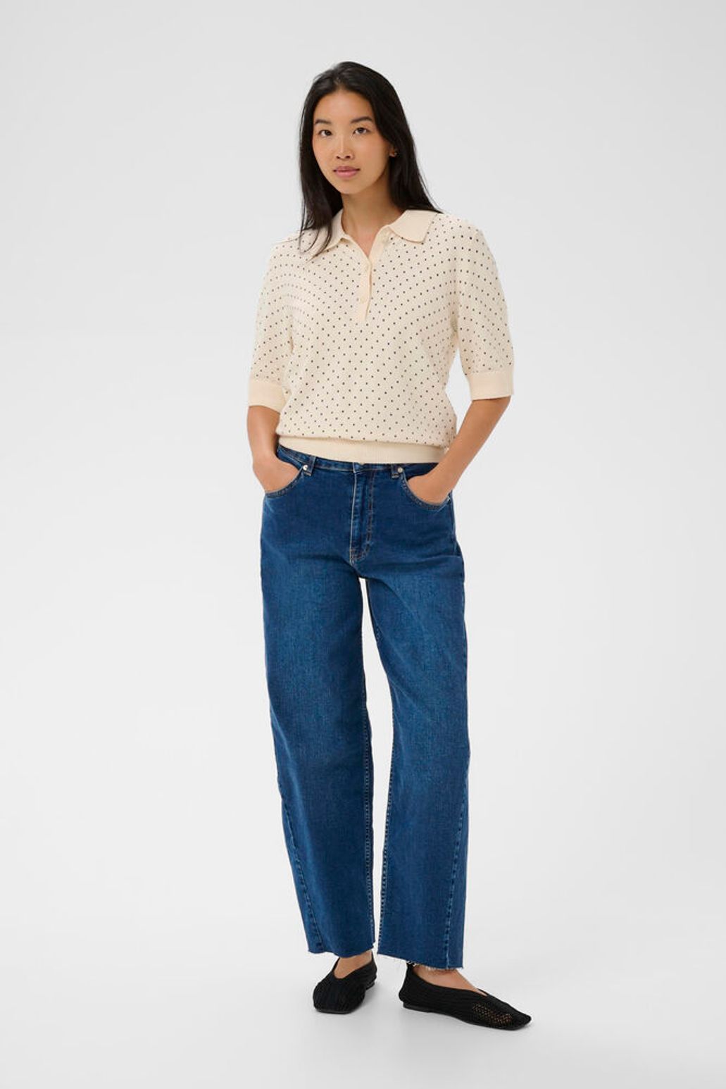 Part Two Anetti Polo Knit -Spot