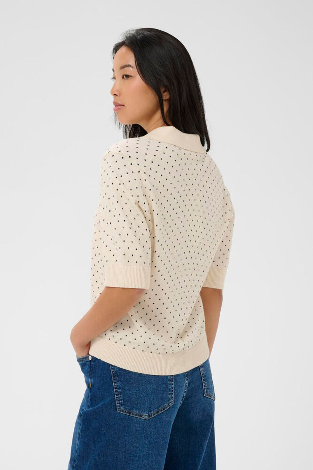 Part Two Anetti Polo Knit -Spot