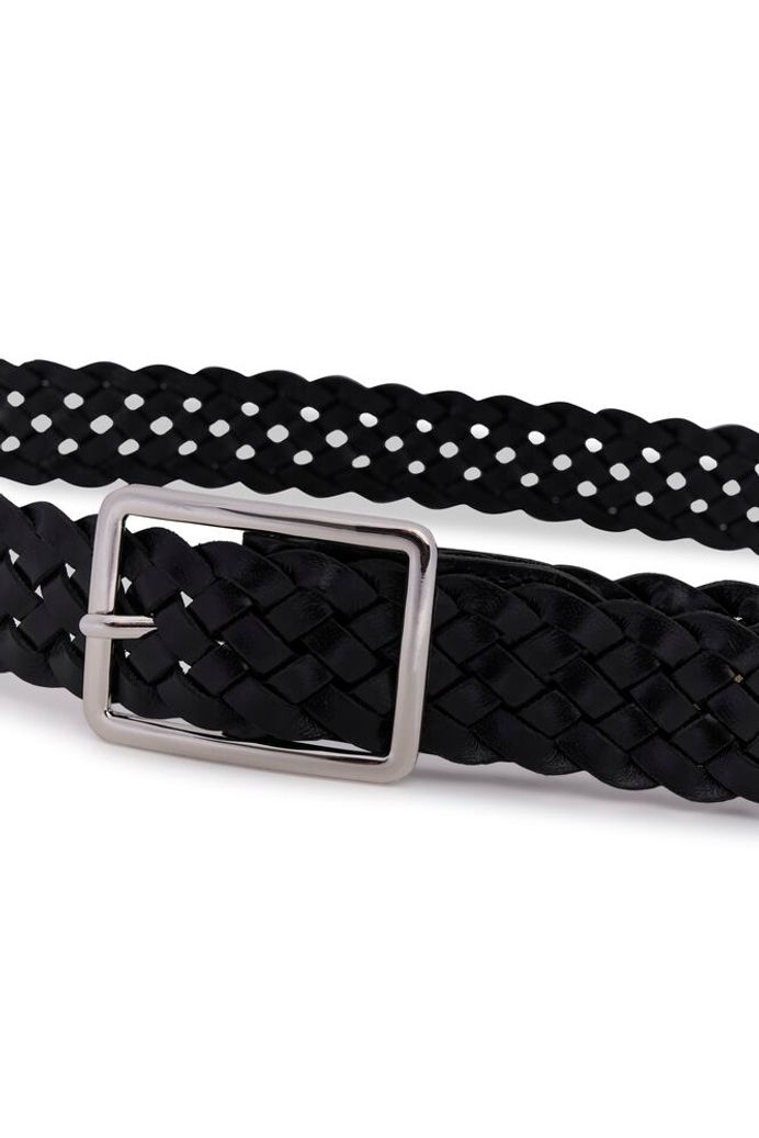 Part Two Anstina Braided Belt - Black