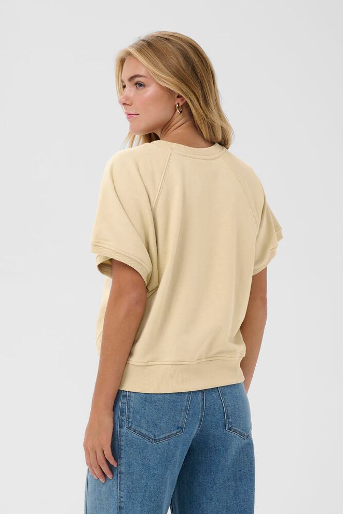 Saint Tropez Paulette Sweatshirt - Rice