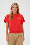 Saint Tropez Paulette Sweatshirt - Red