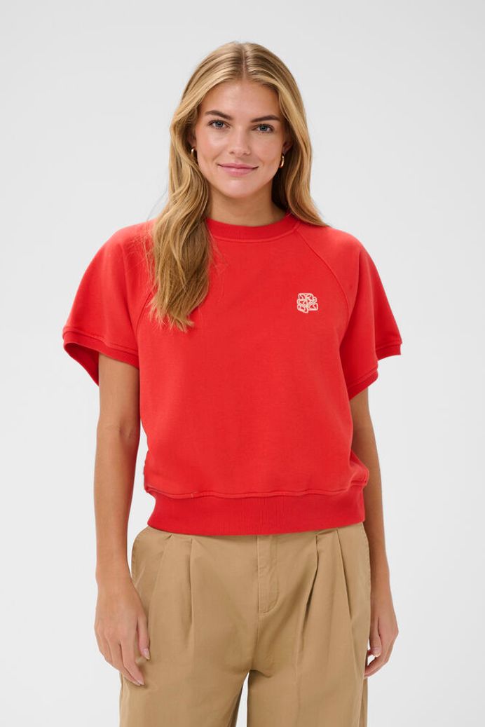 Saint Tropez Paulette Sweatshirt - Red