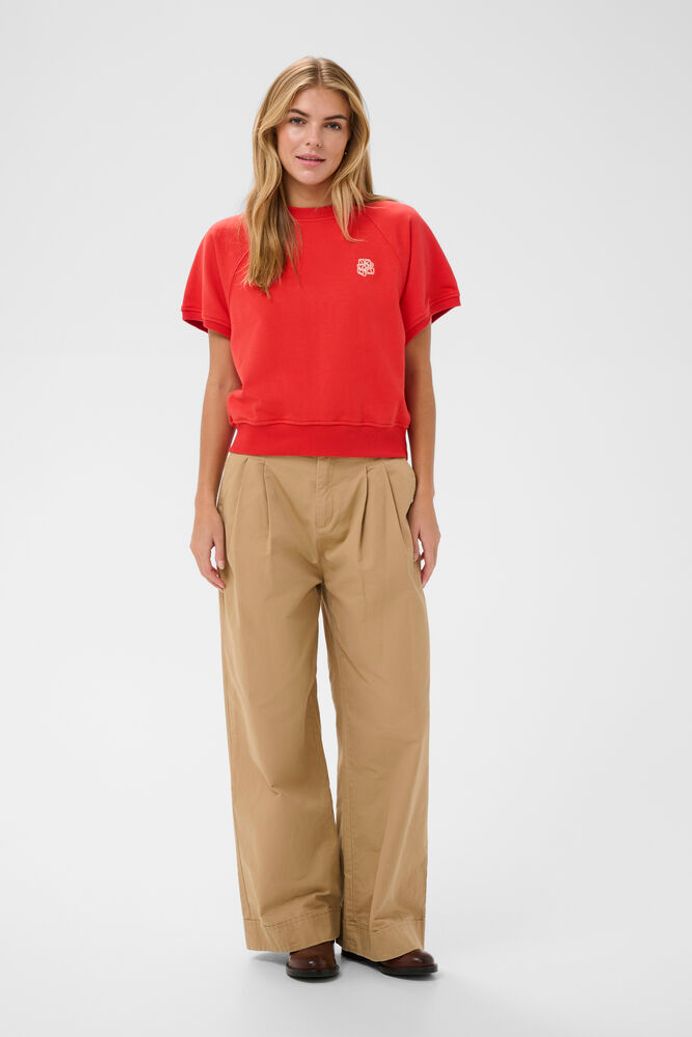 Saint Tropez Paulette Sweatshirt - Red