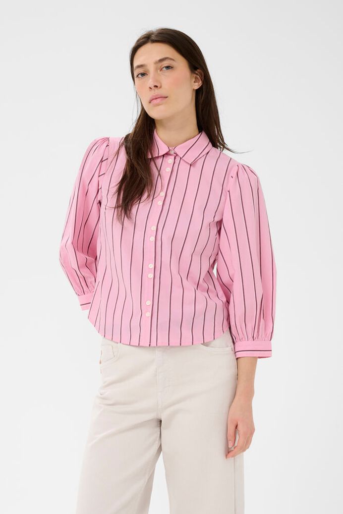 Part Two Anais Stripe Shirt - Pink