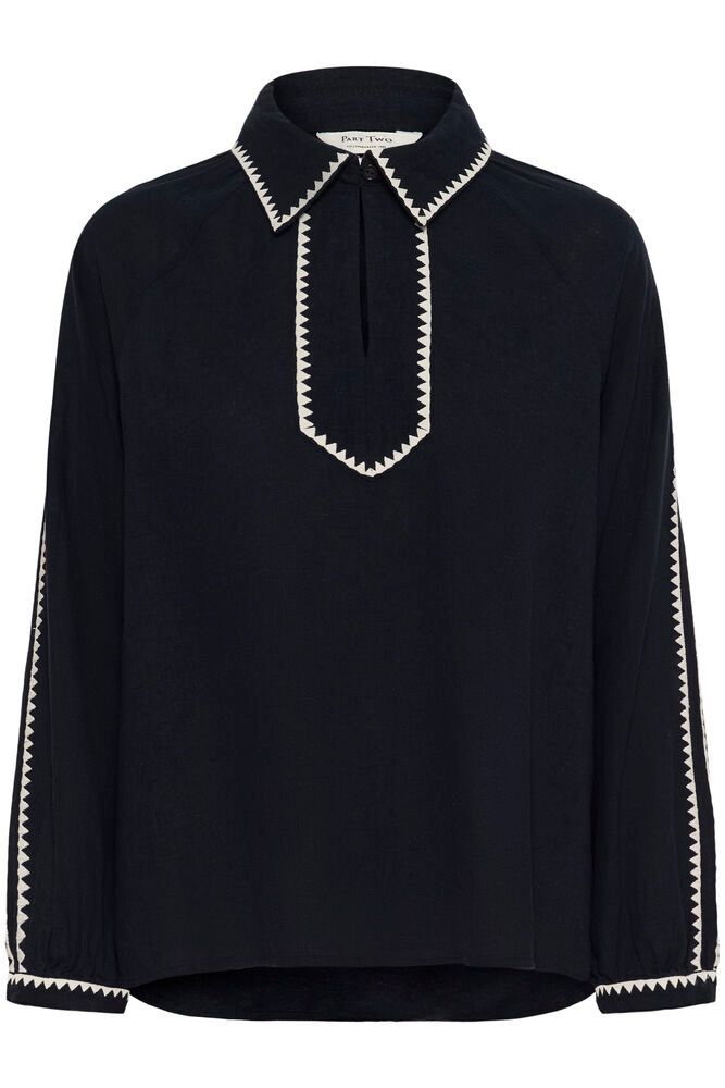 Part Two Aimy Blouse - Navy