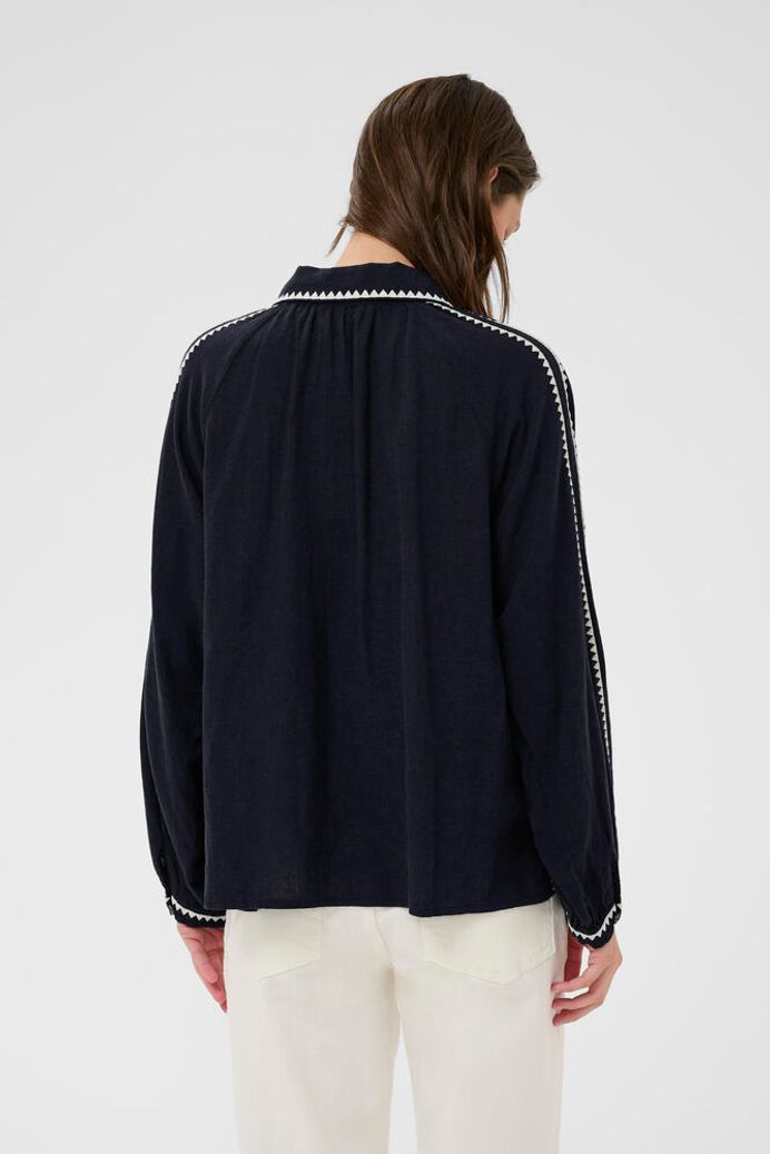 Part Two Aimy Blouse - Navy